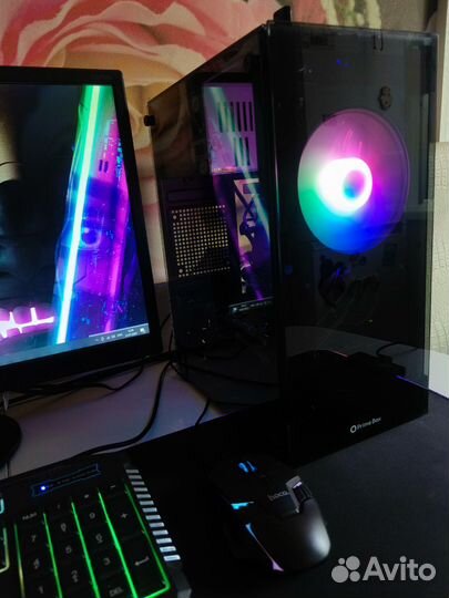 Игровой, 4ядра, 16озу, ssd, hdd, rx580, моник 22