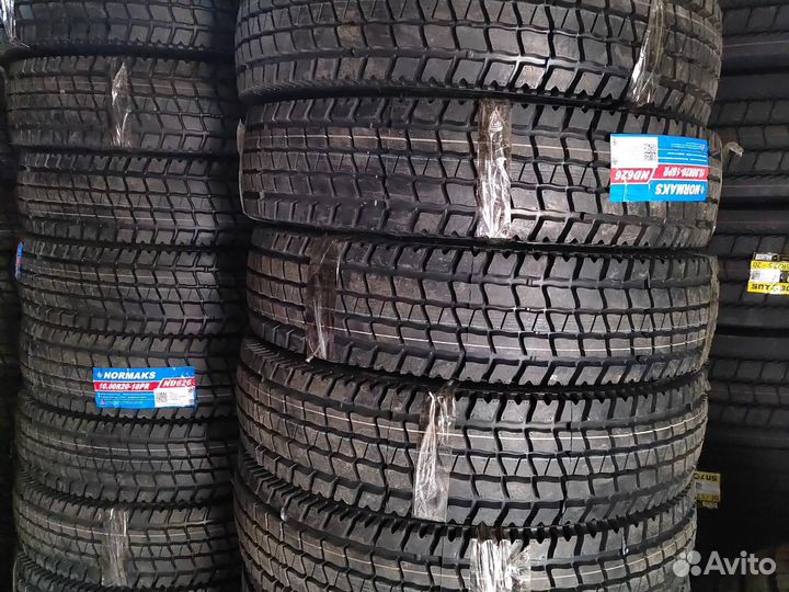 Резина 10.00R20 Normaks ведущая ось