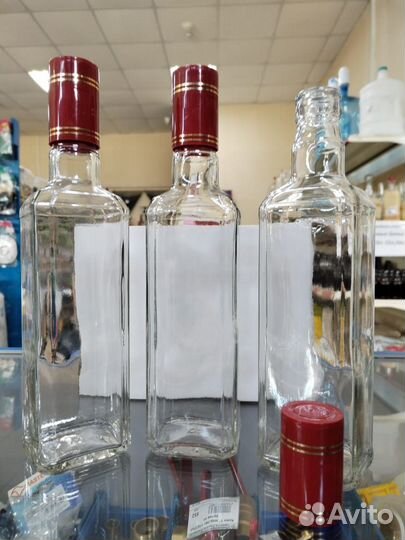 Бутылка Штоф 0,5 л с пробкой гуала