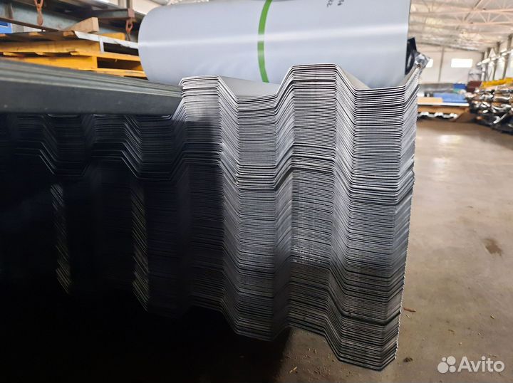 Профлист оцинкованный окрашенный нс-35 0,5х1000