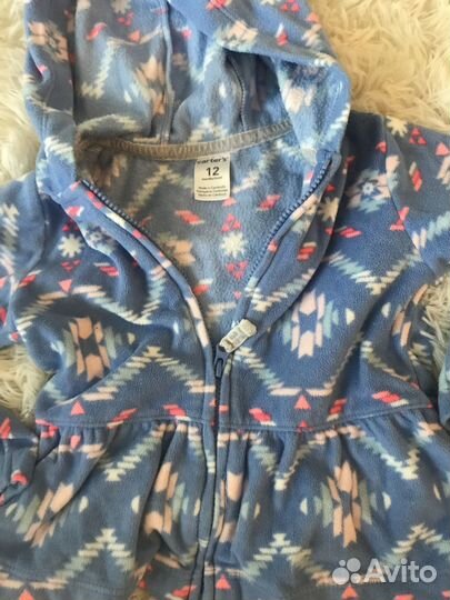 Флисовая кофта детская для девочки