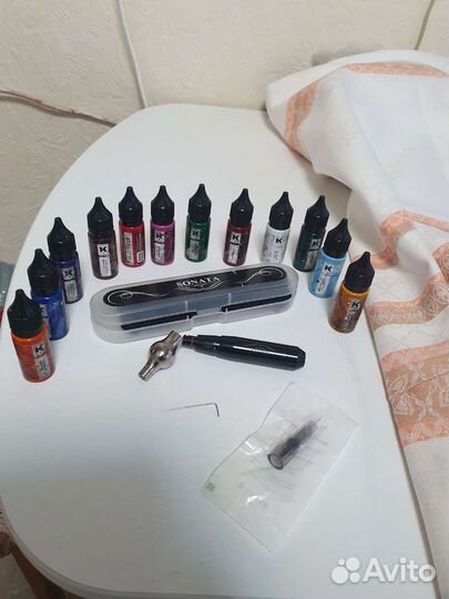 Машинка для перманента R-line,вторая тату,с кейсом