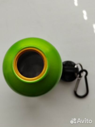 Бутылка для воды алюминиевая с карабином