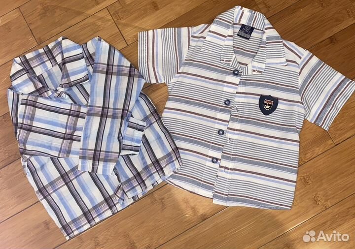 Рубашки для мальчика 74 80