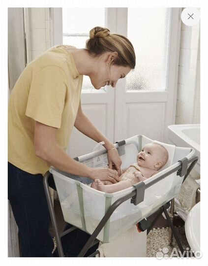 Ванночка Stokke flexi bath с подставкой Стокке