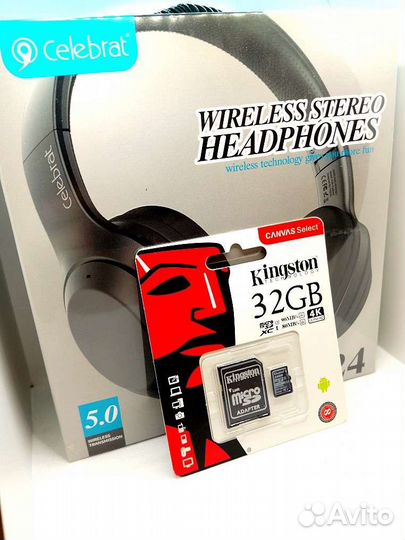 Беспроводные наушники новые