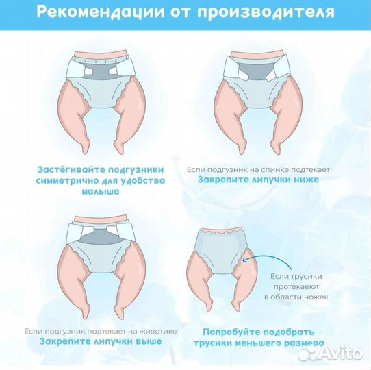 Подгузники-трусики 3 М