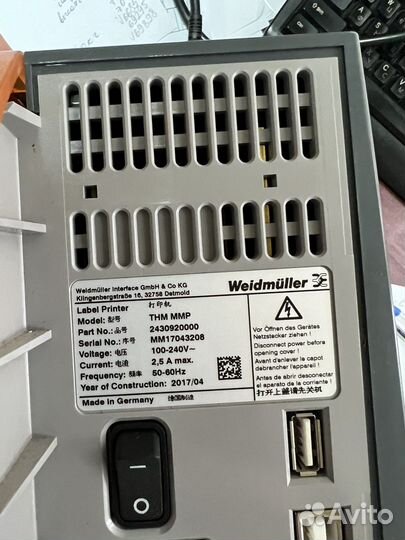 Система маркировки для шкафов управления weidmulle