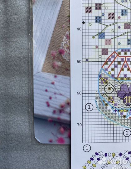 Остатки набора для вышивания