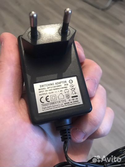 Зарядка для детского электромобиля 12 вольт