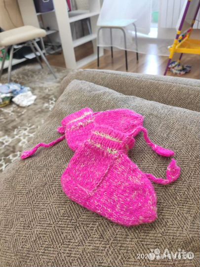 Носочки вязанные для малышки