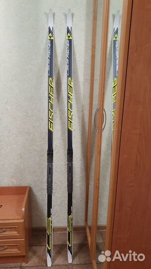 Лыжи fischer с креплением