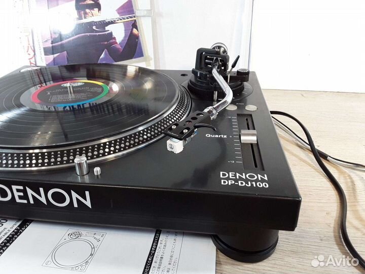 Проигрыватель винила denon DP DJ 100