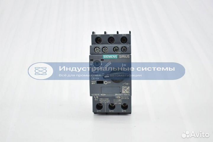 Автоматический выключатель Siemens 3RV2011-1DA15