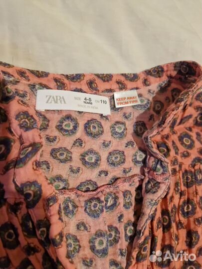 Комплект рубашка и шорты Zara 110