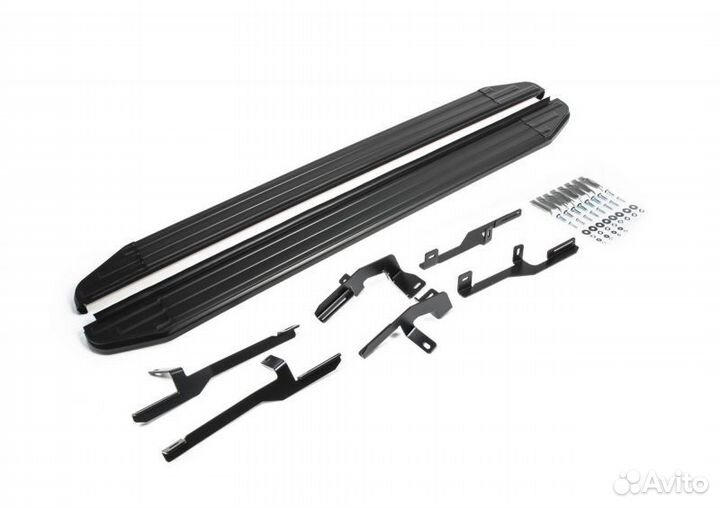 Пороги KIA sportage 4 2016-2019 premium black