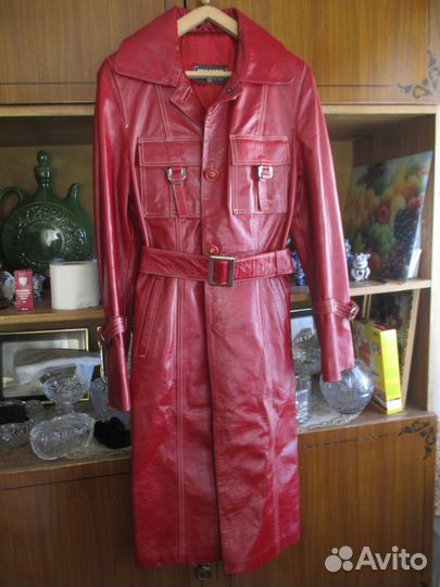 Кожаный плащ