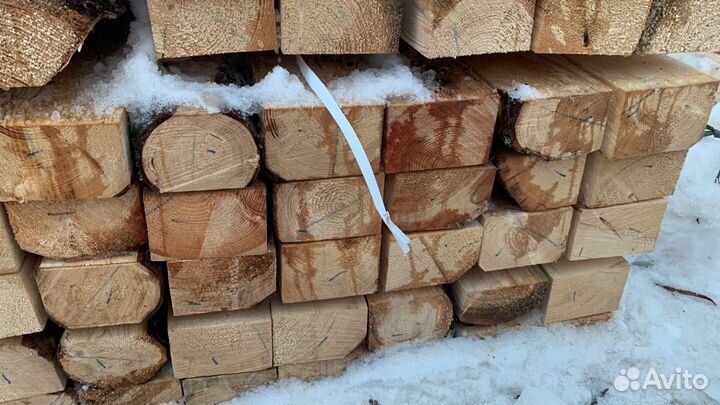Брус обрезой хвоя 100x150x6000