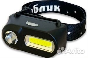 Фонарь налобный TG1 1W (80lm) акк. (0.5Ah)