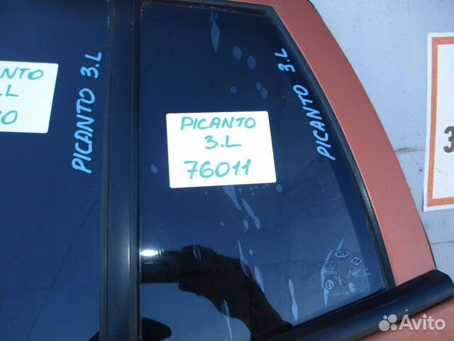 Стекло двери З/Л (форточка) Kia Picanto 1 (SA)