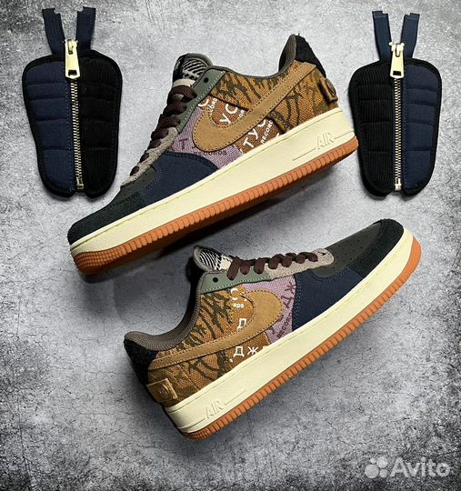 Кроссовки Nike Air Force 1 x Travis Scott Cactus J
