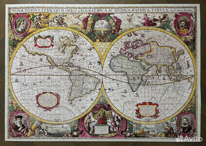 Trefl пазлы историческая карта мира 2000 деталей