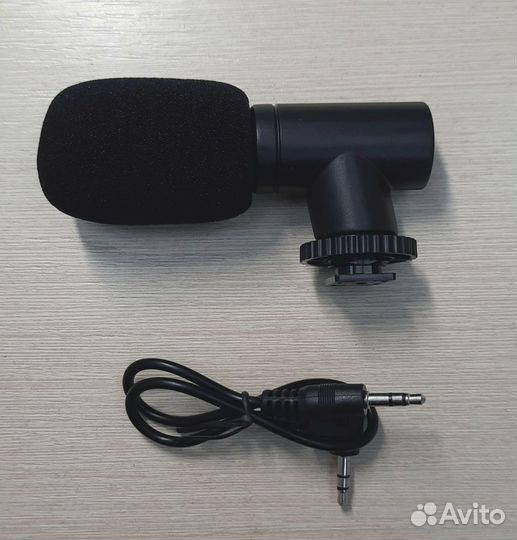 Микрофон для видео фото камеры на горячий башмак