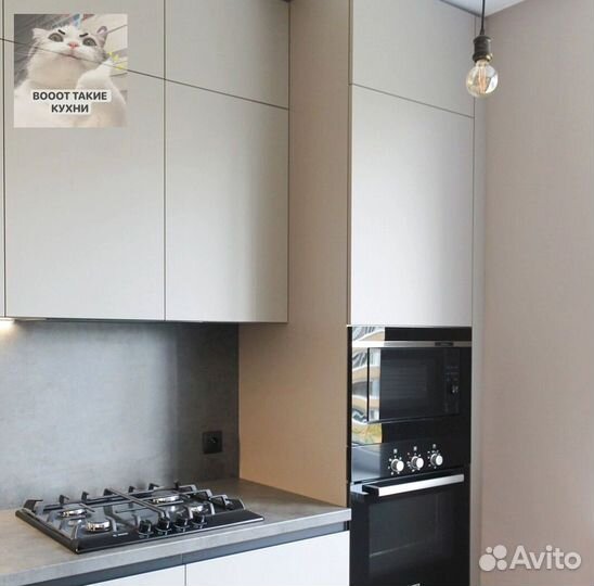 Прямая в потолок кухня на заказ