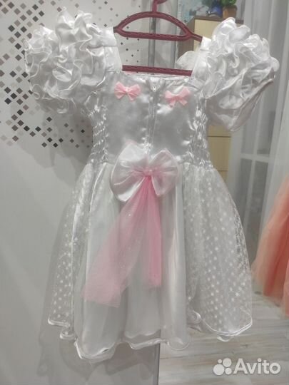 Нарядное платье для девочки 98
