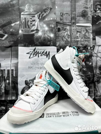 Кроссовки Nike Blazer Mid '77 Jumbo White/Black