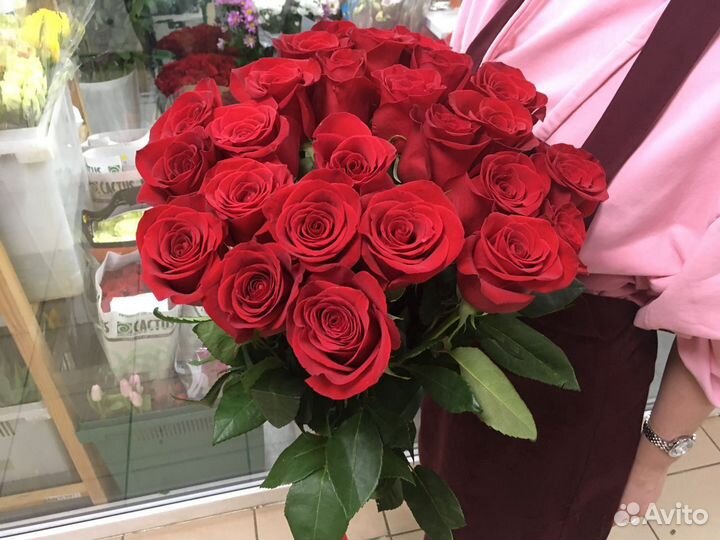 25 роз. Доставка