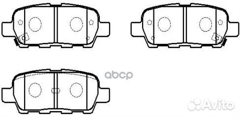 Колодки тормозные nissan/infiniti maxima/murano