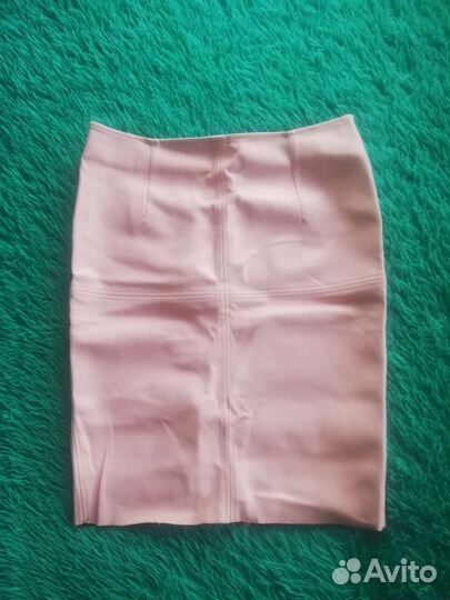 Кожаная юбка, отдам