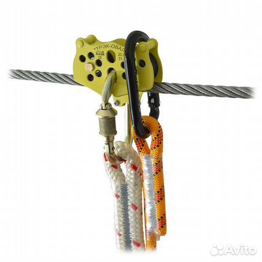 Мобильная анкерная точка «трэк-овал» (тандем, стал