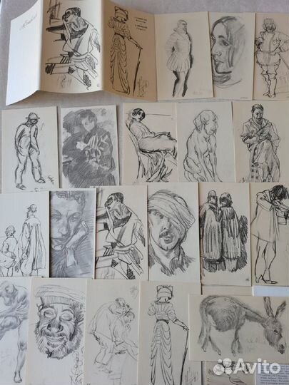 Наборы открыток разных форматов