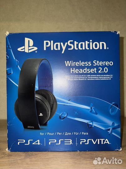 Наушники для PS4 Wireless Stereo Headset 2.0