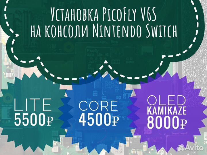 Чипы для Nintendo Switch - PicoFly v6s