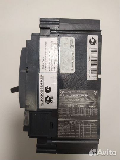 Schneider Electric NSX100N 50/100A