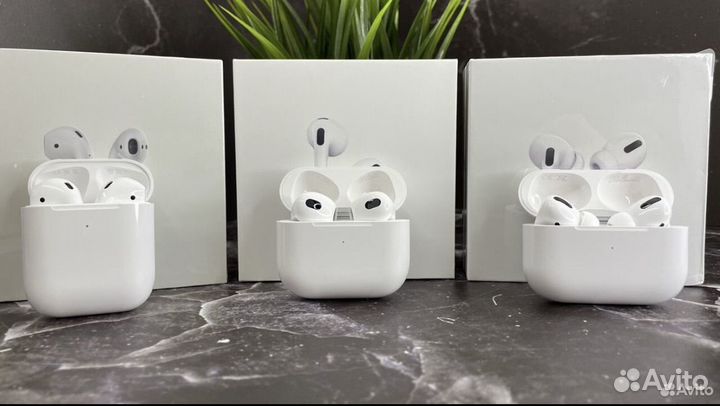 AirPods 2/3/pro/pro 2 (гарантия+подарок)
