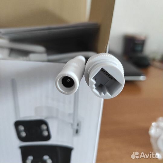 Камера видеонаблюдения двойная поворотная уличная