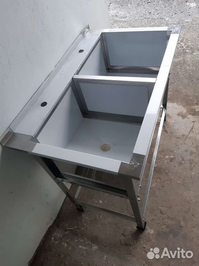 Ваннамоечная 2х секционная с бортом 2х480(G-30)