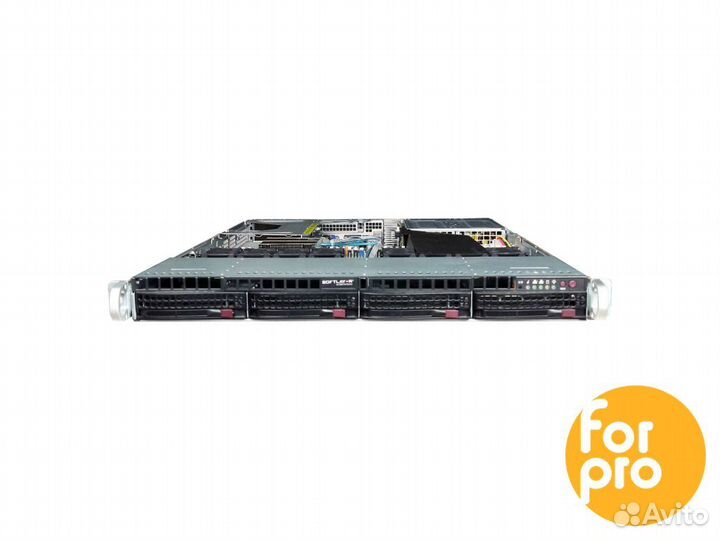 Сервер Supermicro 6018U 4LFF 2xE5-2697v3 96GB