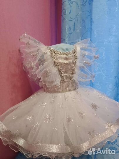 Прокат новогодний костюм Снежинка