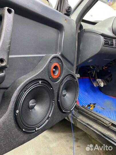 Установка динамиков,Магнитол Android, Шумоизоляция