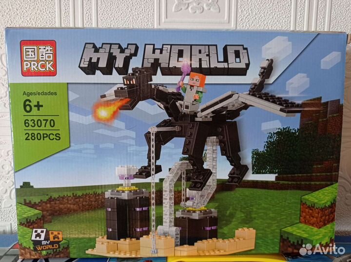 Майнкрафт 63070 Нападение Черного Дракона Эндер