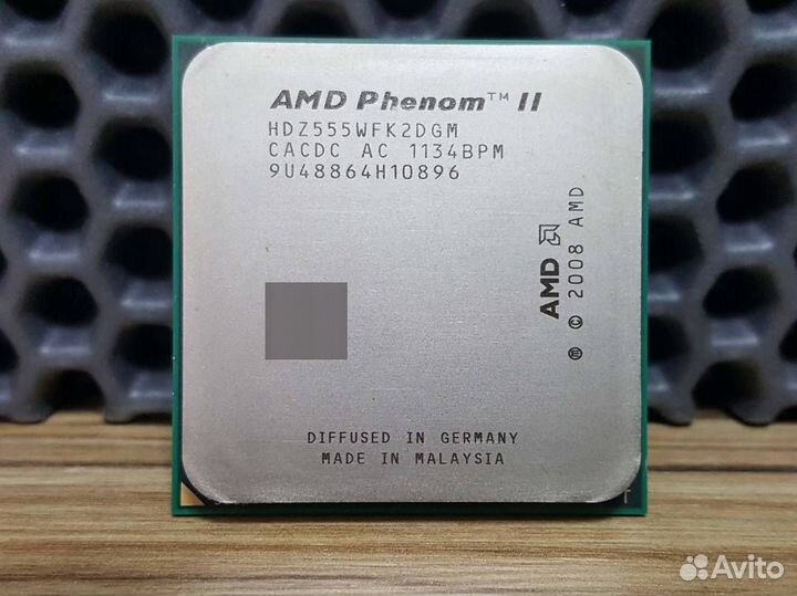 AM3 AMD phenom II X2 555 (2X3200 мгц, L3 6144KB)