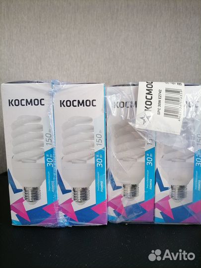 Лампа энергосберегающая компактная 30 Вт космос