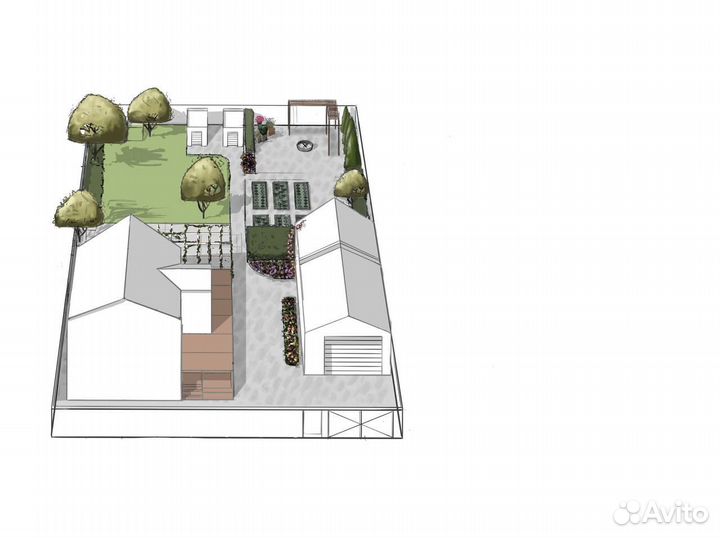 Ландшафтный дизайн участка