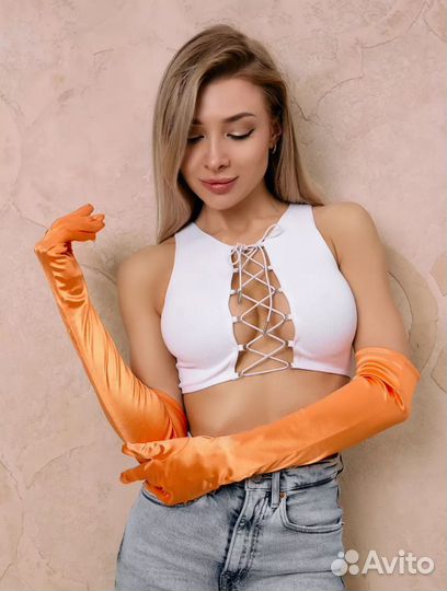 Перчатки женские текстиль