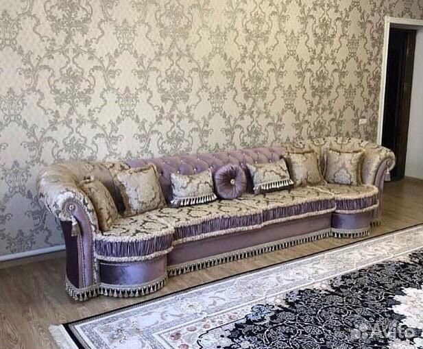 Диван с креслом и столиком комплект